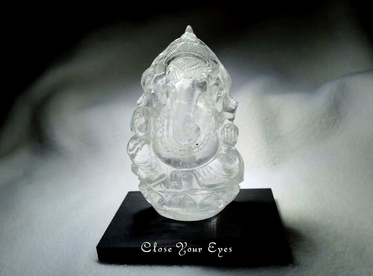 ガネーシュヒマール産水晶　ガネーシャ像　０９