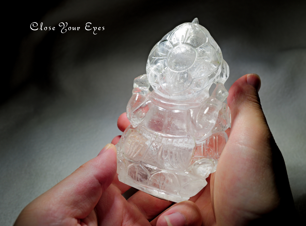 ガネーシュヒマール産水晶　ガネーシャ像　０９