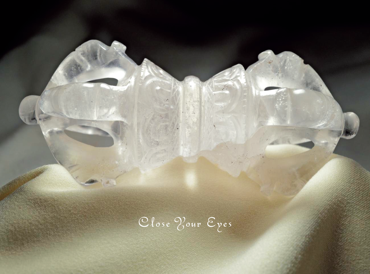 チベタンバジュラ　ガネーシュヒマール産水晶　０７