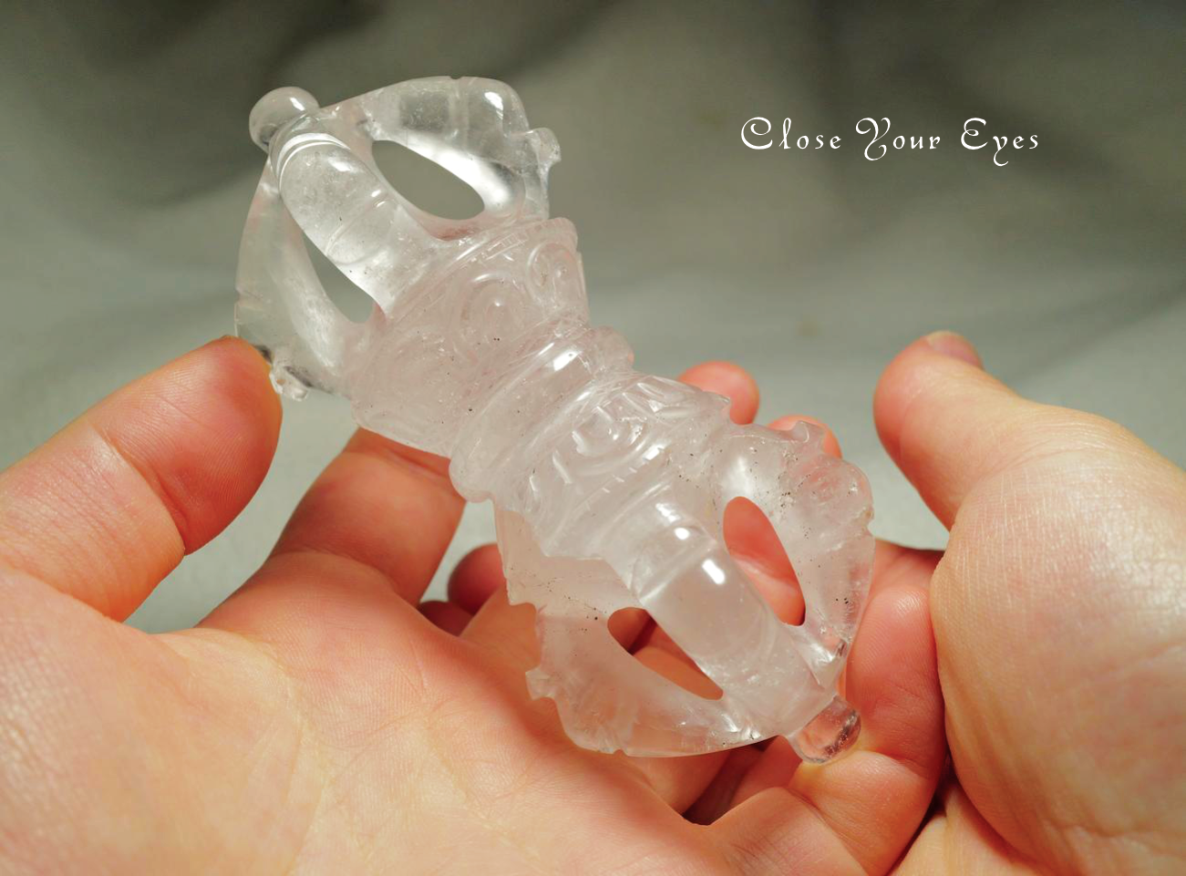 チベタンバジュラ　ガネーシュヒマール産水晶　０７