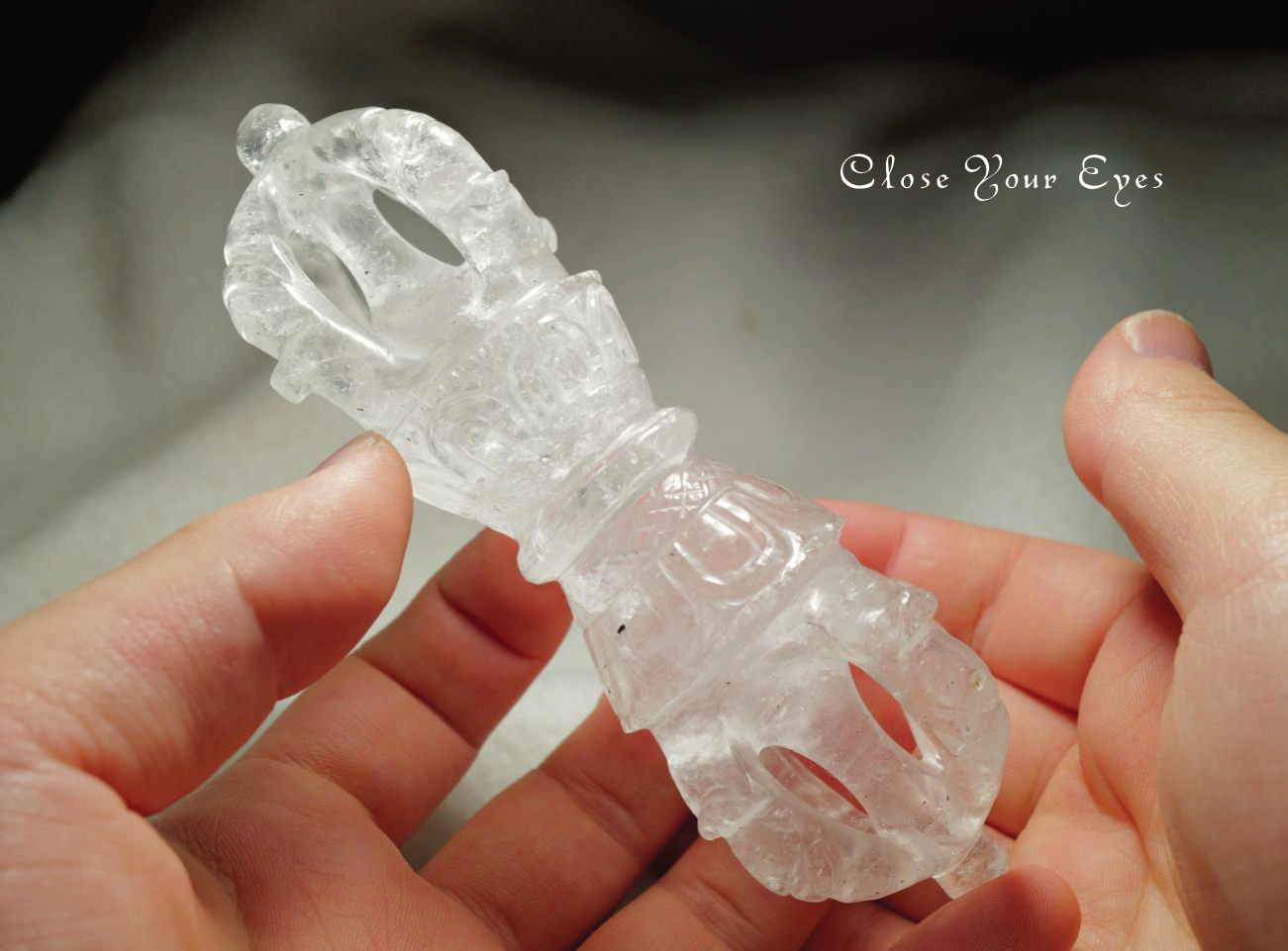 チベタンバジュラ　ガネーシュヒマール産水晶　０８