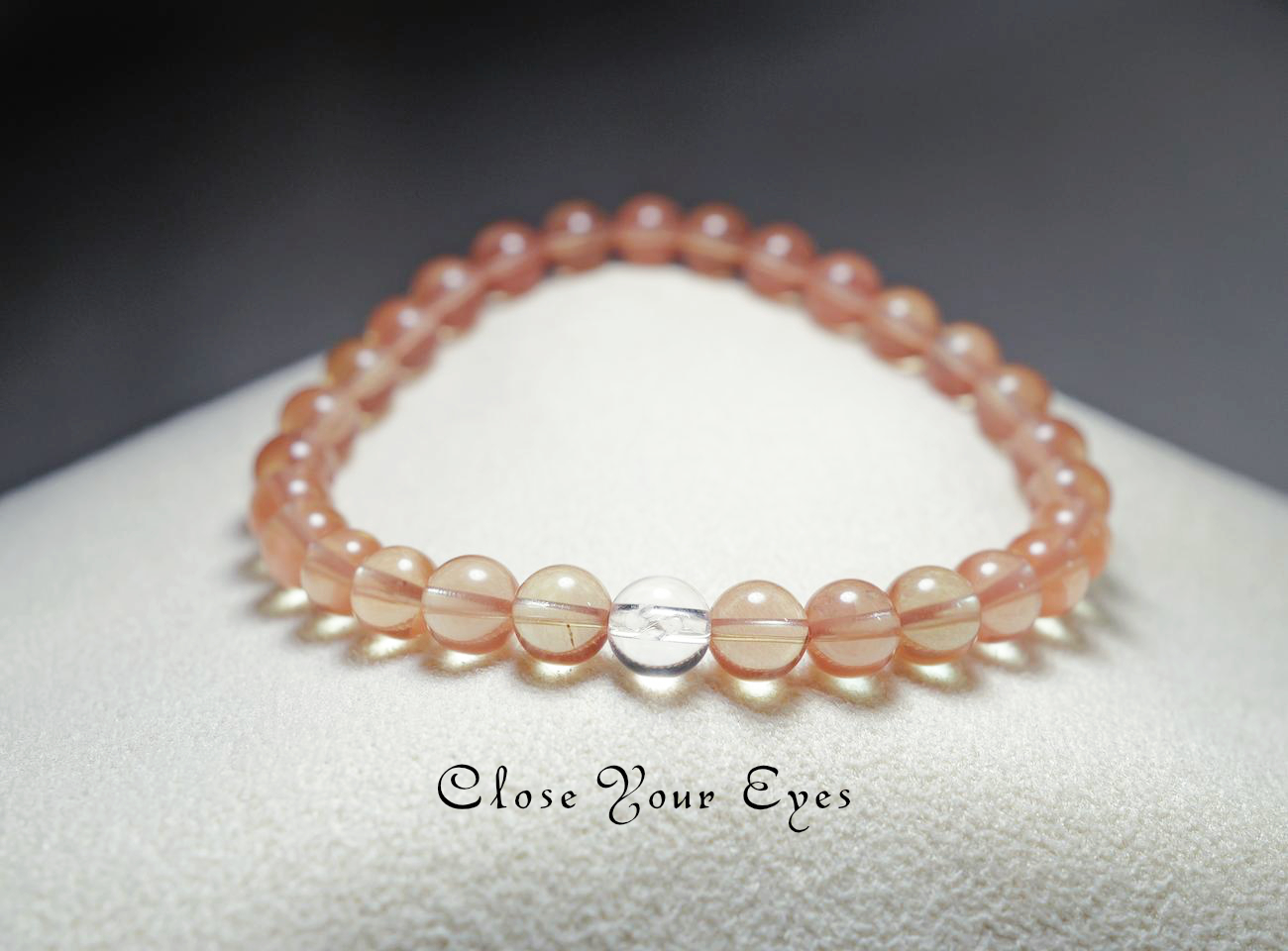 ６ｍｍエナジーブレス　チベタン　オレンジ ラブラドライト　０５