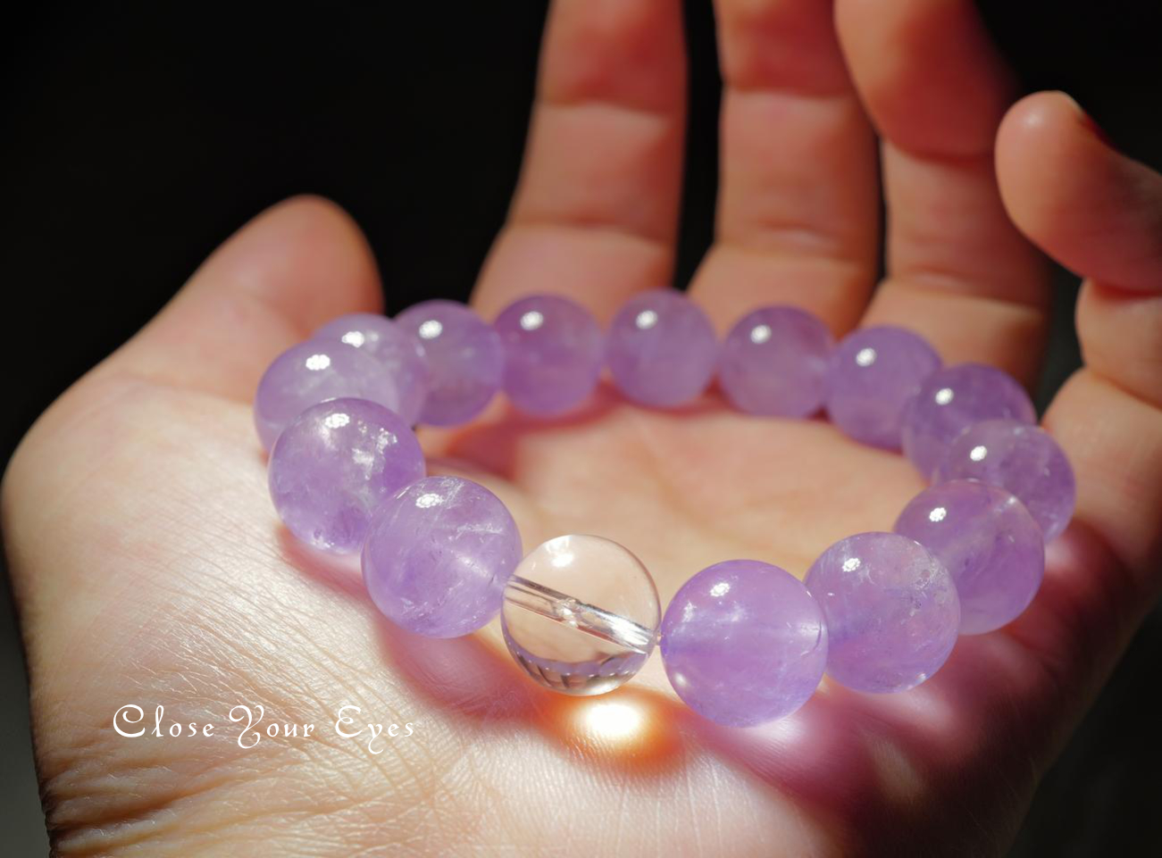 １２ｍｍエナジーブレス　ラベンダーアメシスト　０２