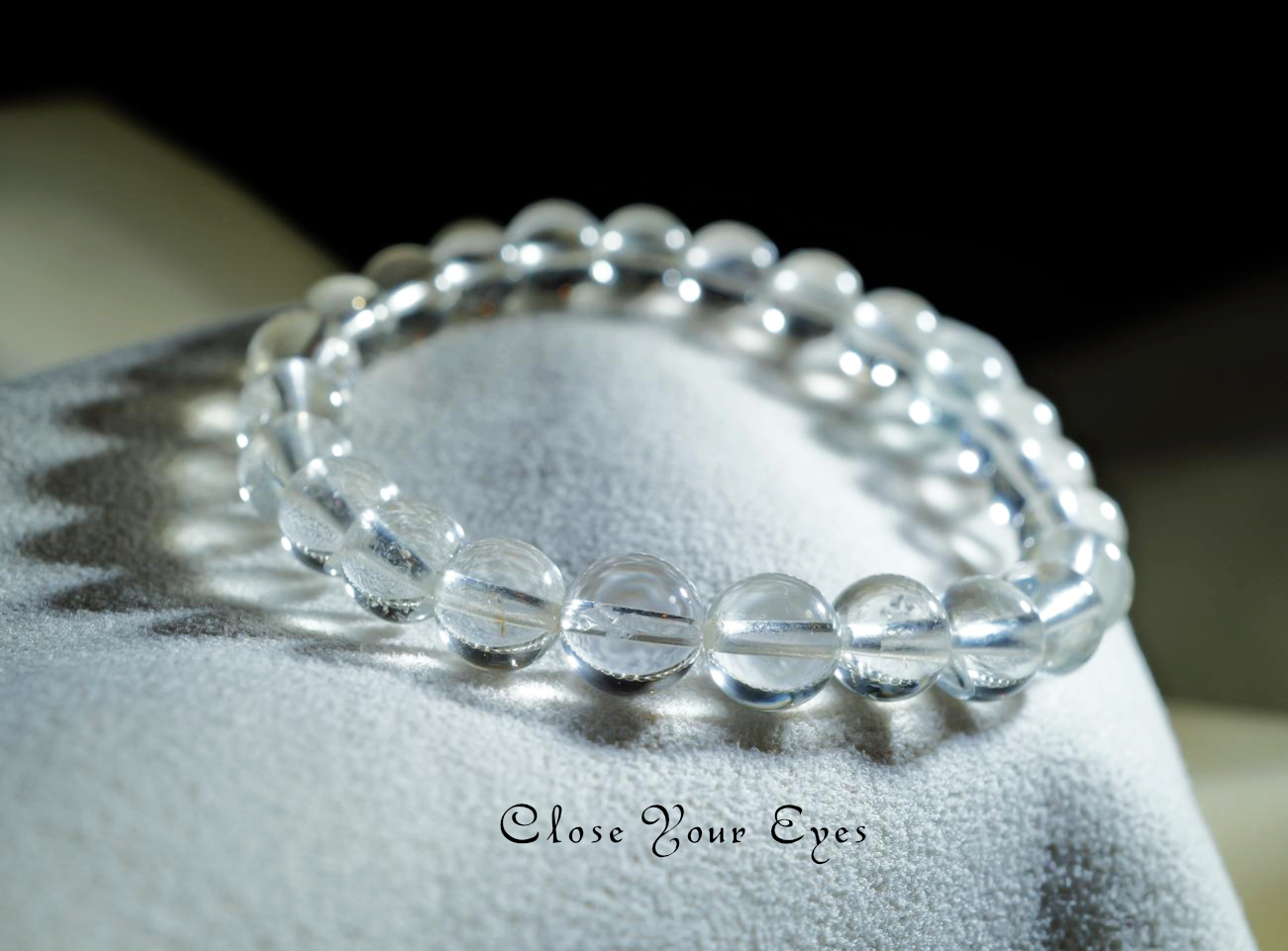 ８ｍｍエナジーブレス　ヒマラヤ産ホワイト・アクアマリン　０２