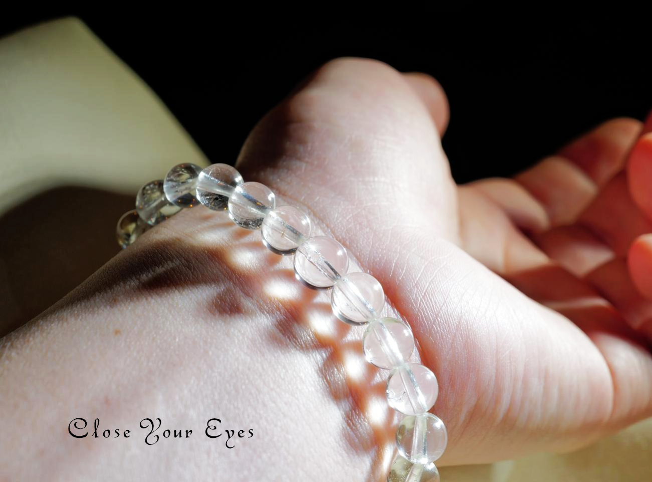 ８ｍｍエナジーブレス　ヒマラヤ産ホワイト・アクアマリン　０２