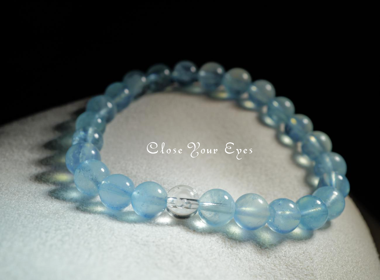 ７ｍｍエナジーブレス　アクアマリン　０３