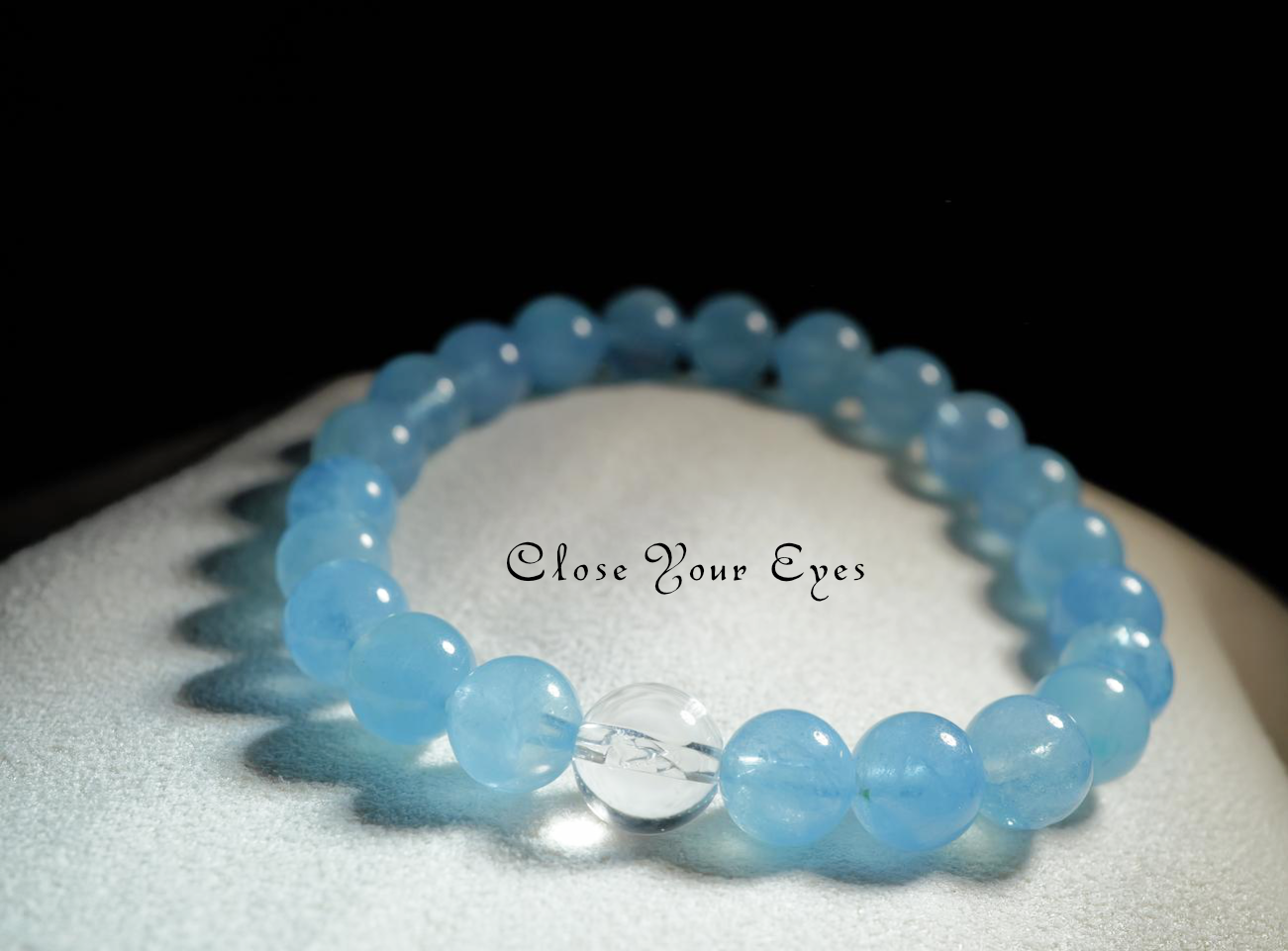 7.5ｍｍエナジーブレス　アクアマリン　０２