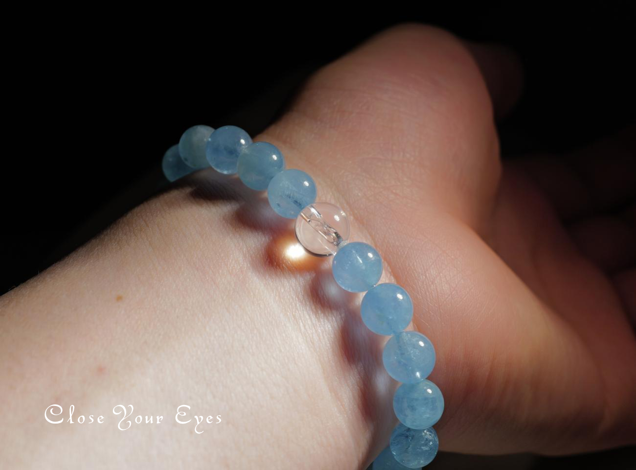 7.5ｍｍエナジーブレス　アクアマリン　０２