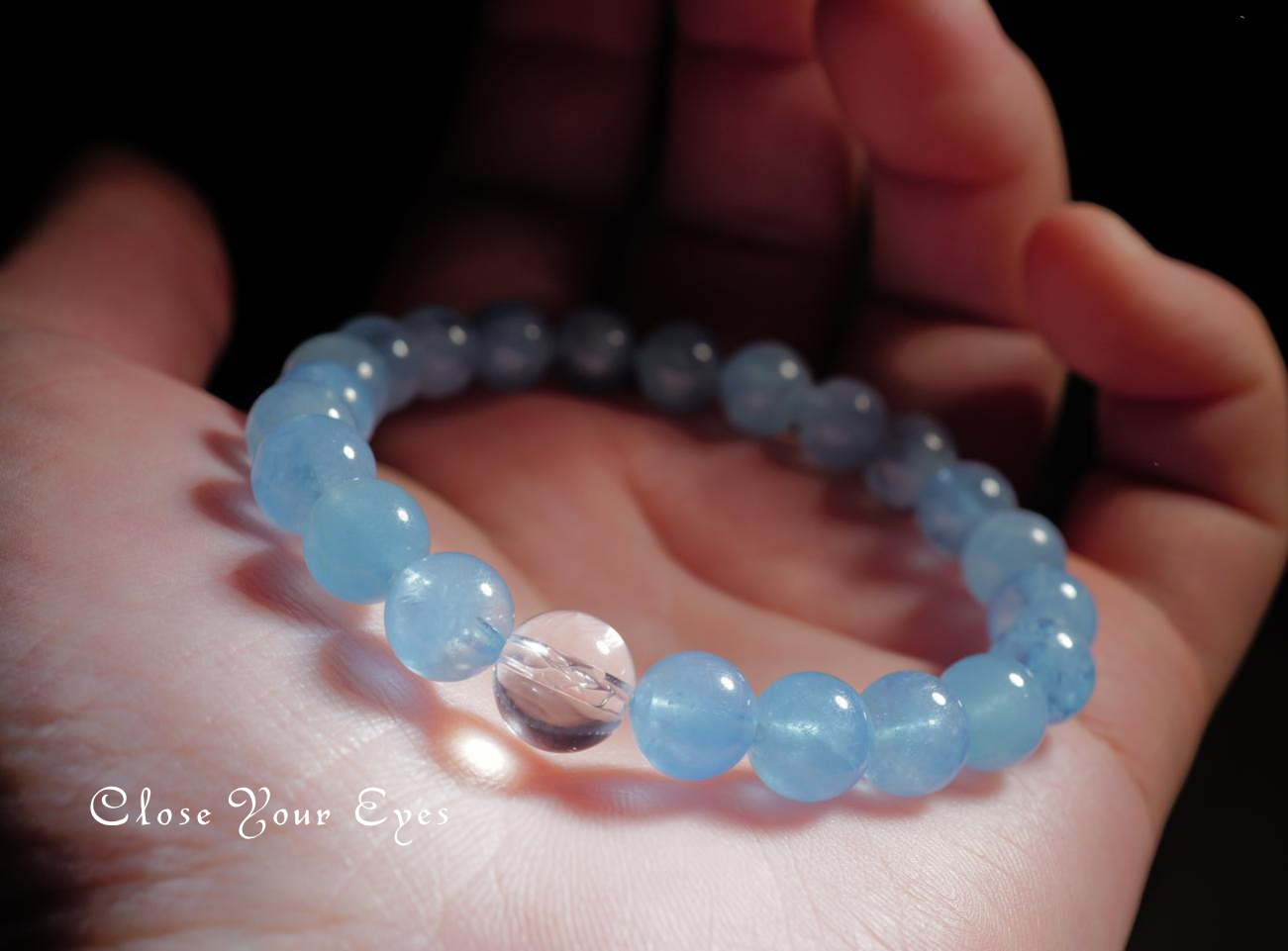 7.5mmエナジーブレスレット アクアマリン 02