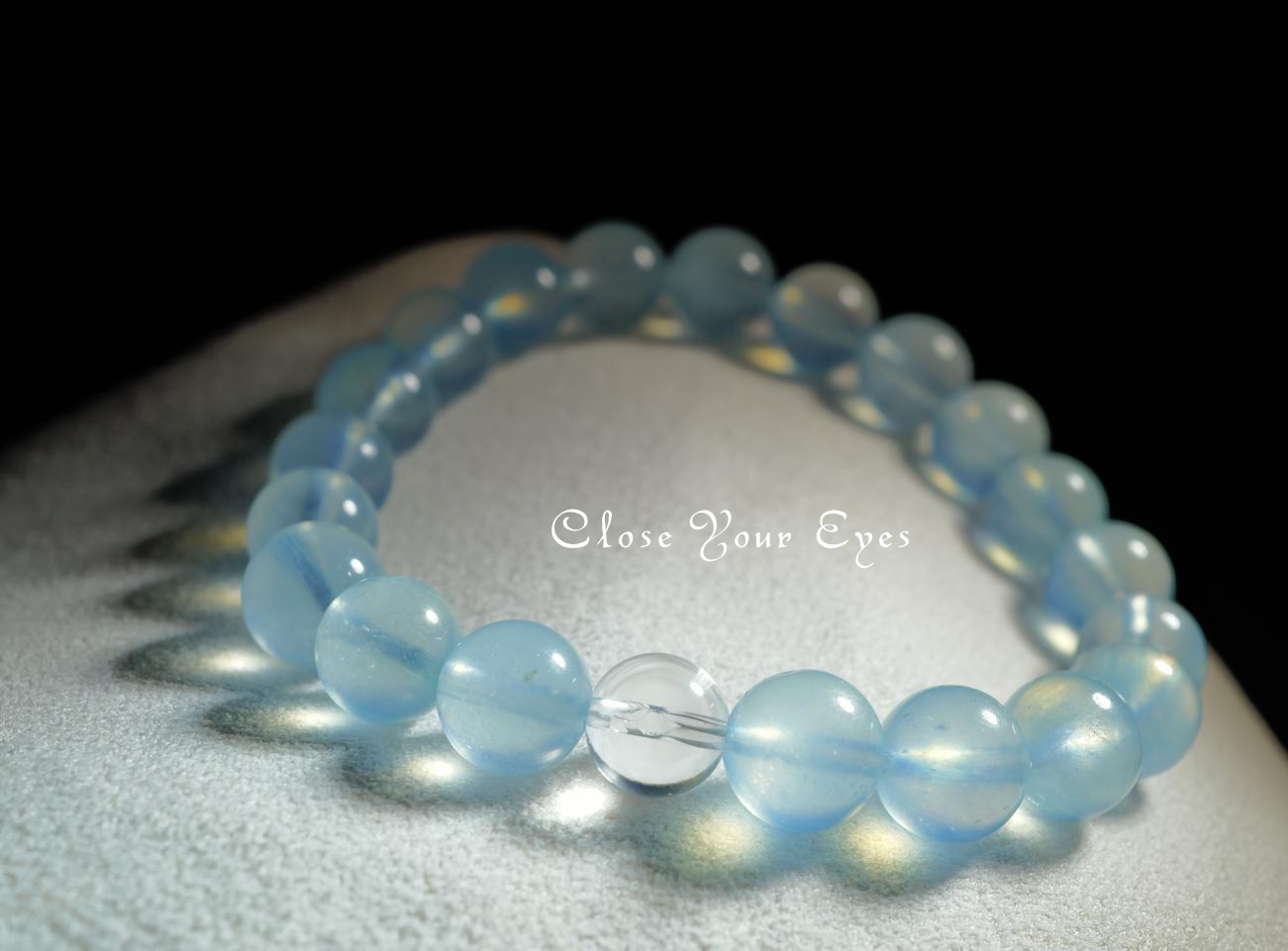 ９ｍｍエナジーブレス　アクアマリン　０１