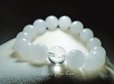 １２ｍｍエナジーブレス　オーストラリアンスノークォーツ