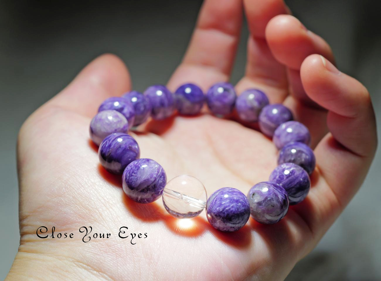 １２ｍｍエナジーブレス　チャロアイト　０１