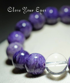 １２ｍｍエナジーブレス　チャロアイト　０１