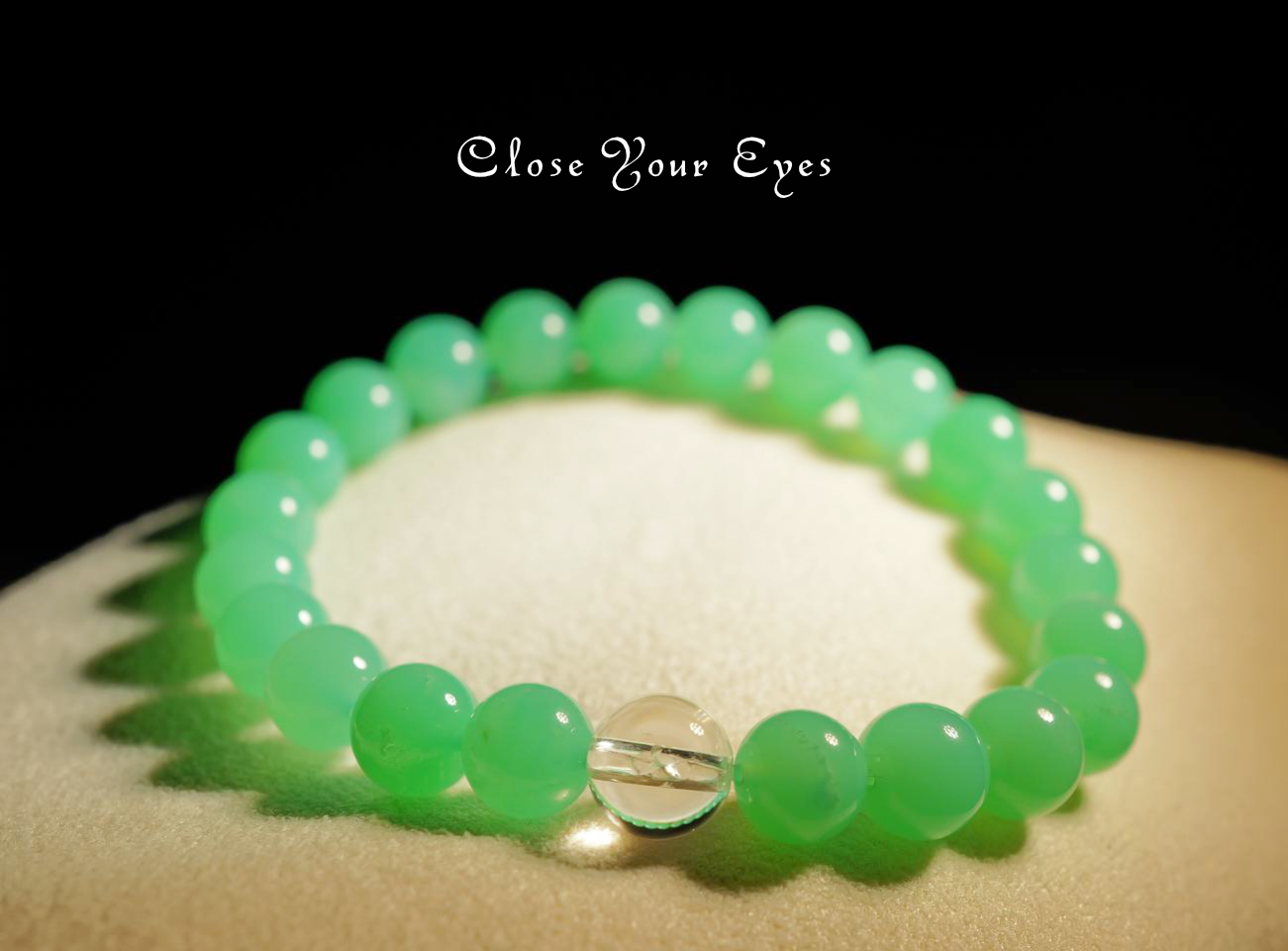 7.5ｍｍエナジーブレス　クリソプレーズ　０１