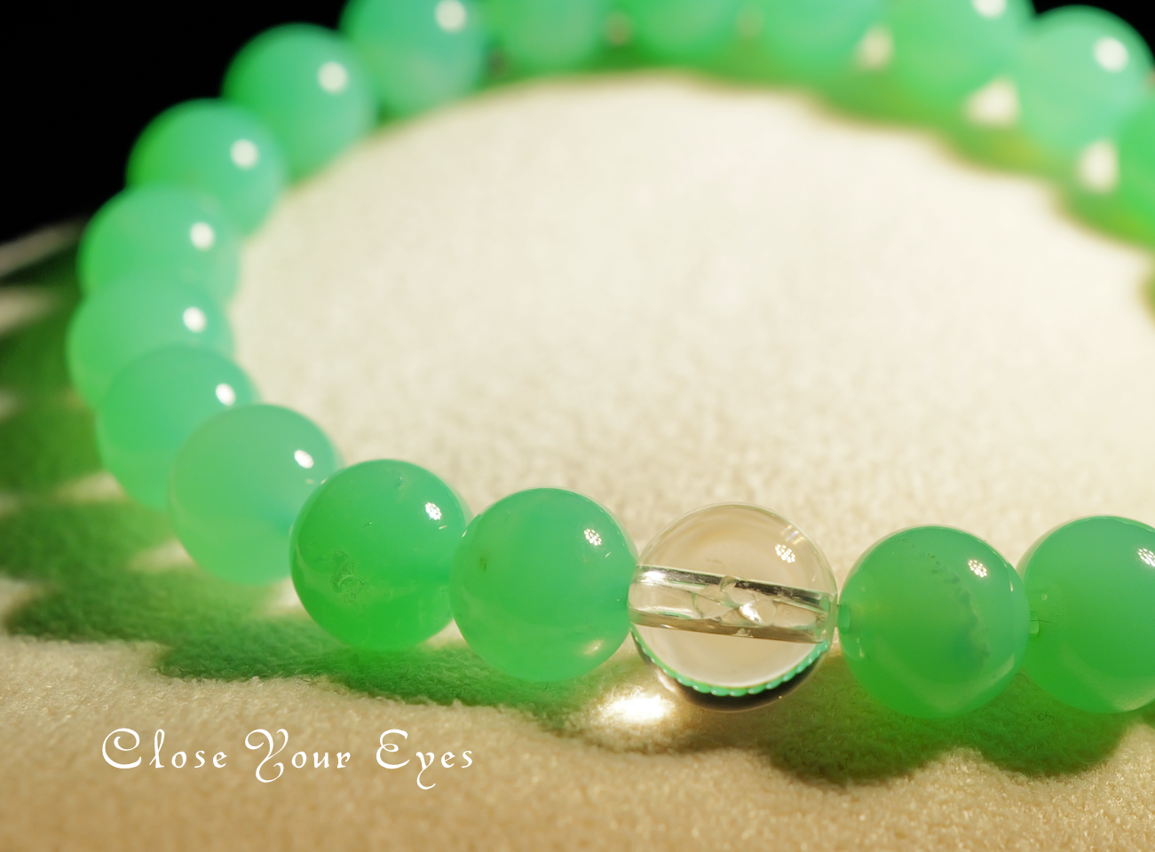 エナジーブレス　クリソプレーズ母岩付き