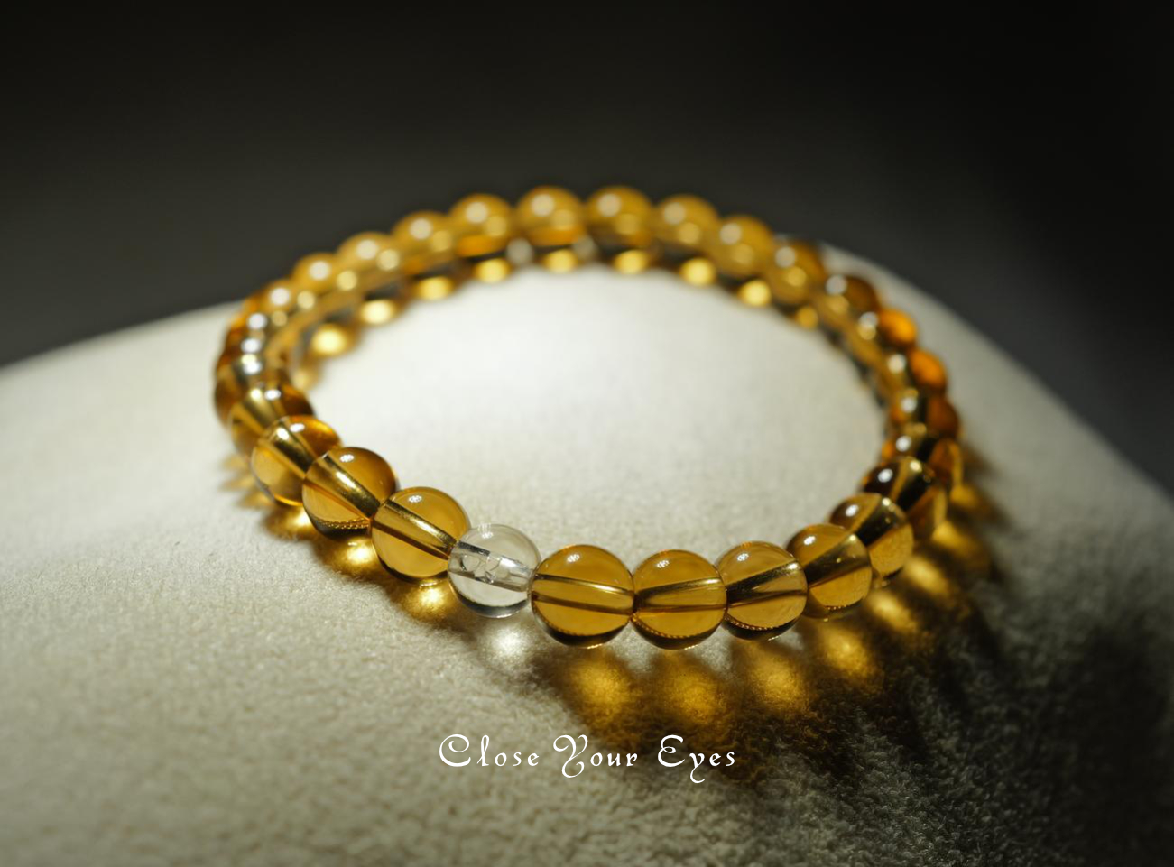 ６ｍｍエナジーブレス　シトリン　０１