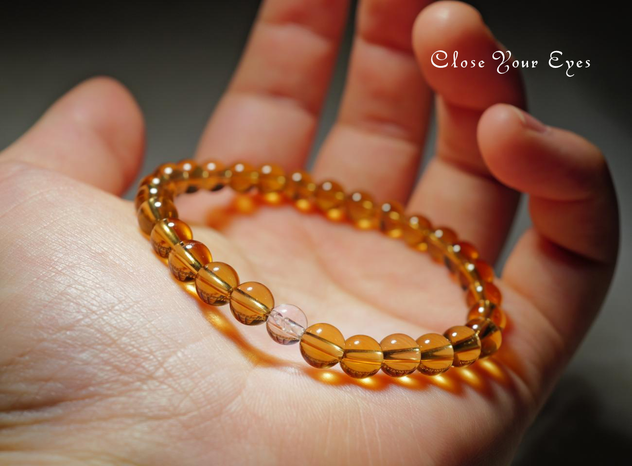 ６ｍｍエナジーブレスレット　シトリン　０１