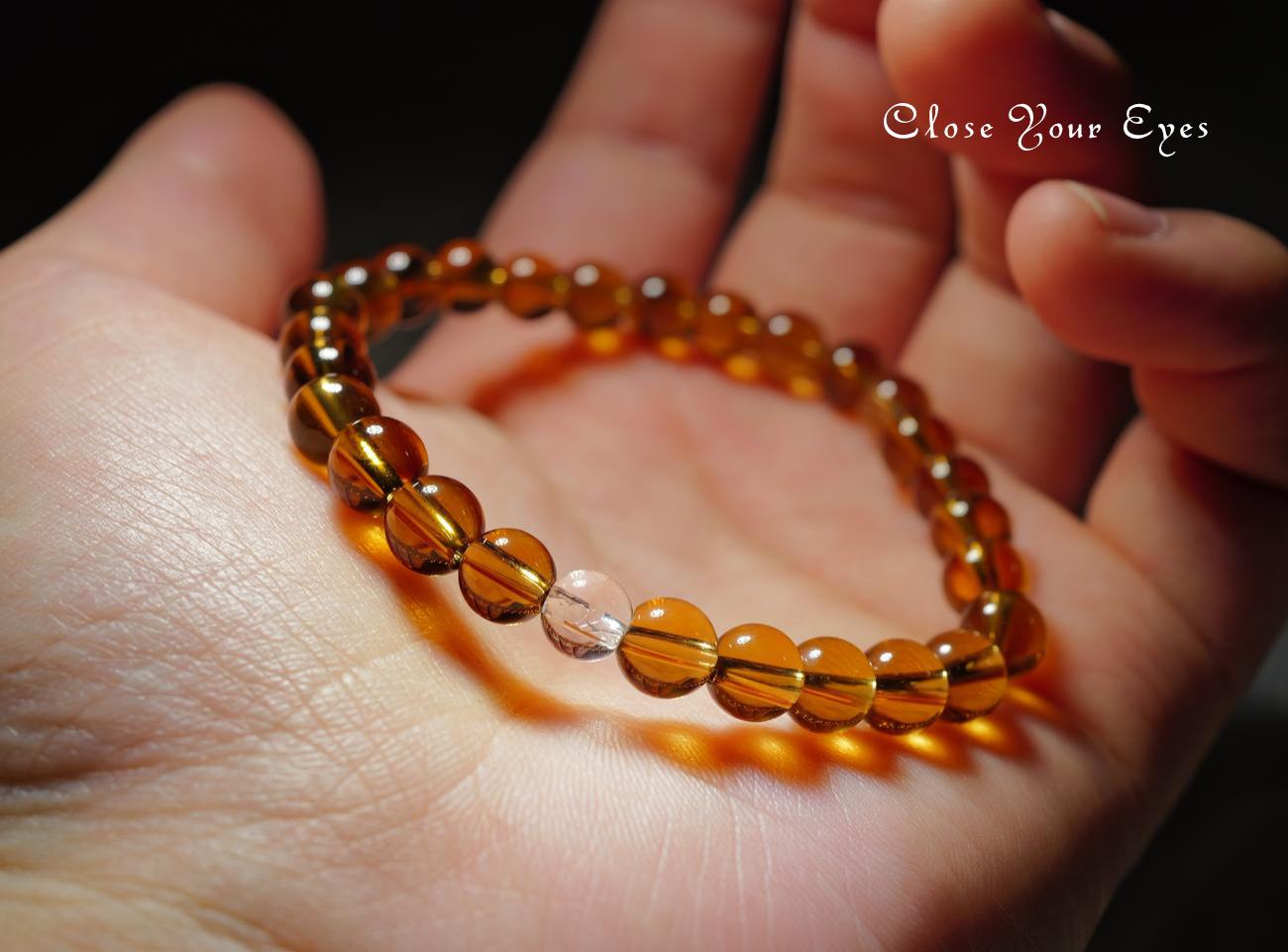 ６ｍｍエナジーブレスレット　シトリン　０２