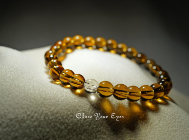 ６ｍｍエナジーブレス　天然シトリン