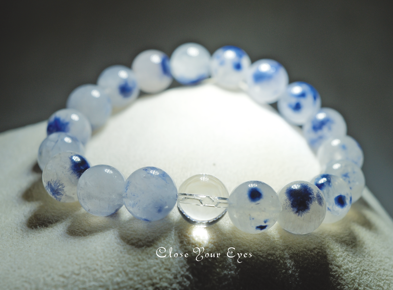 １０ｍｍエナジーブレス　デュモルチェライトinクォーツ