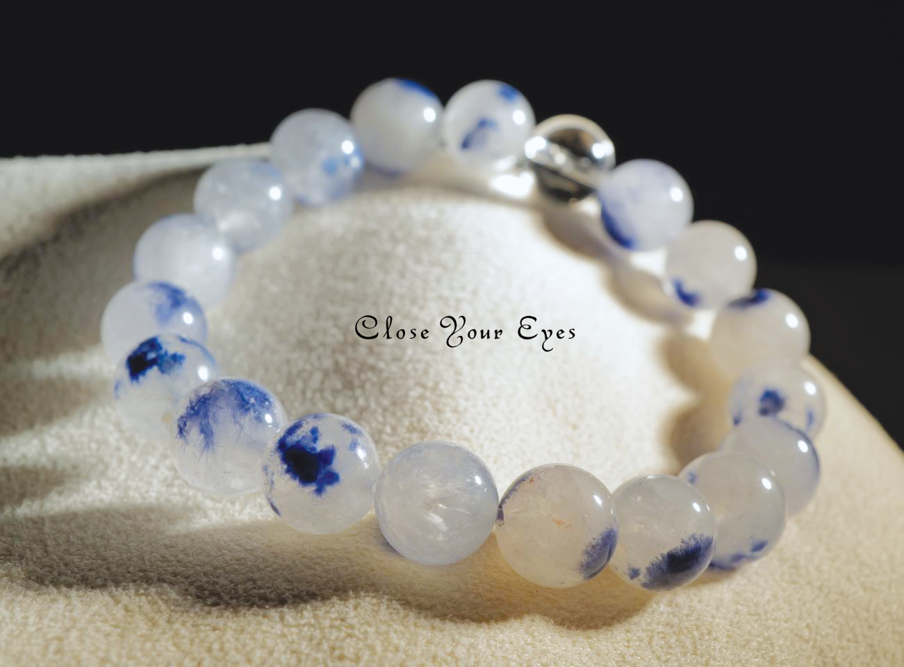 １０ｍｍエナジーブレス　デュモルチェライトinクォーツ