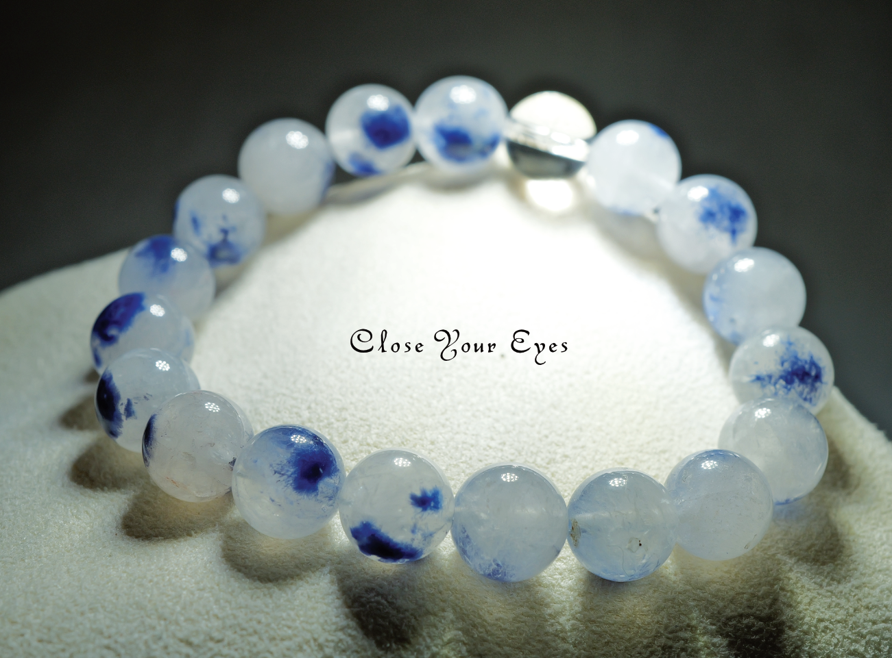 １０ｍｍエナジーブレス　デュモルチェライトinクォーツ