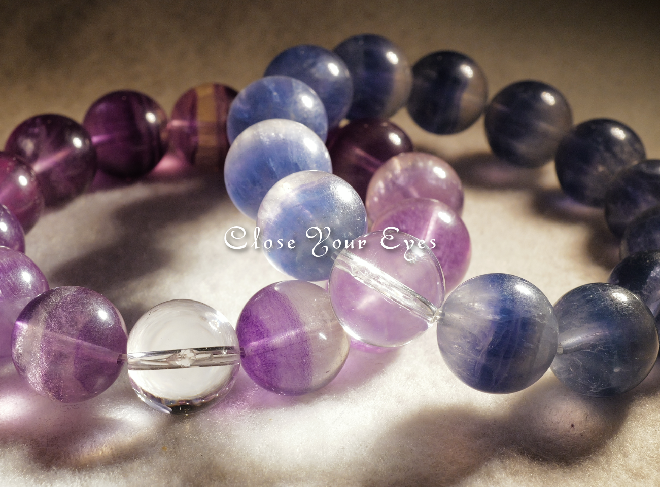 １４ｍｍエナジーブレス　バイカラーフローライト