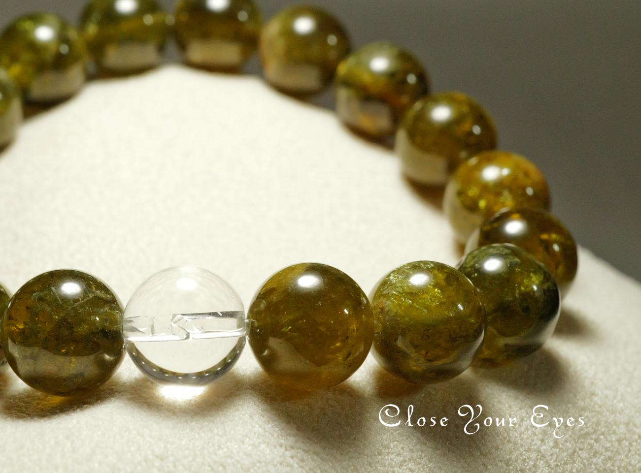 10mmエナジーブレスレット グリーンガーネット