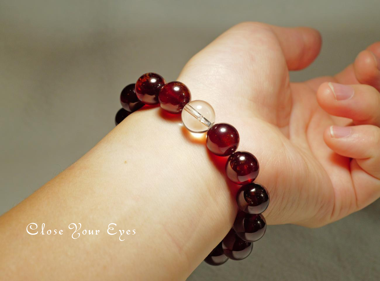 12mmエナジーブレス オレンジガーネット(ヘソナイト) 02