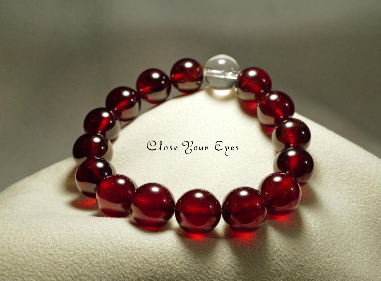 12mmエナジーブレスレット オレンジガーネット(ヘソナイト) 02