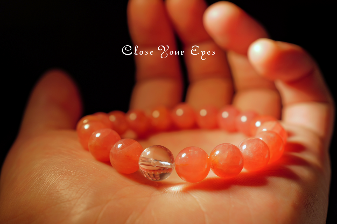 １０ｍｍエナジーブレスレット　インカローズ