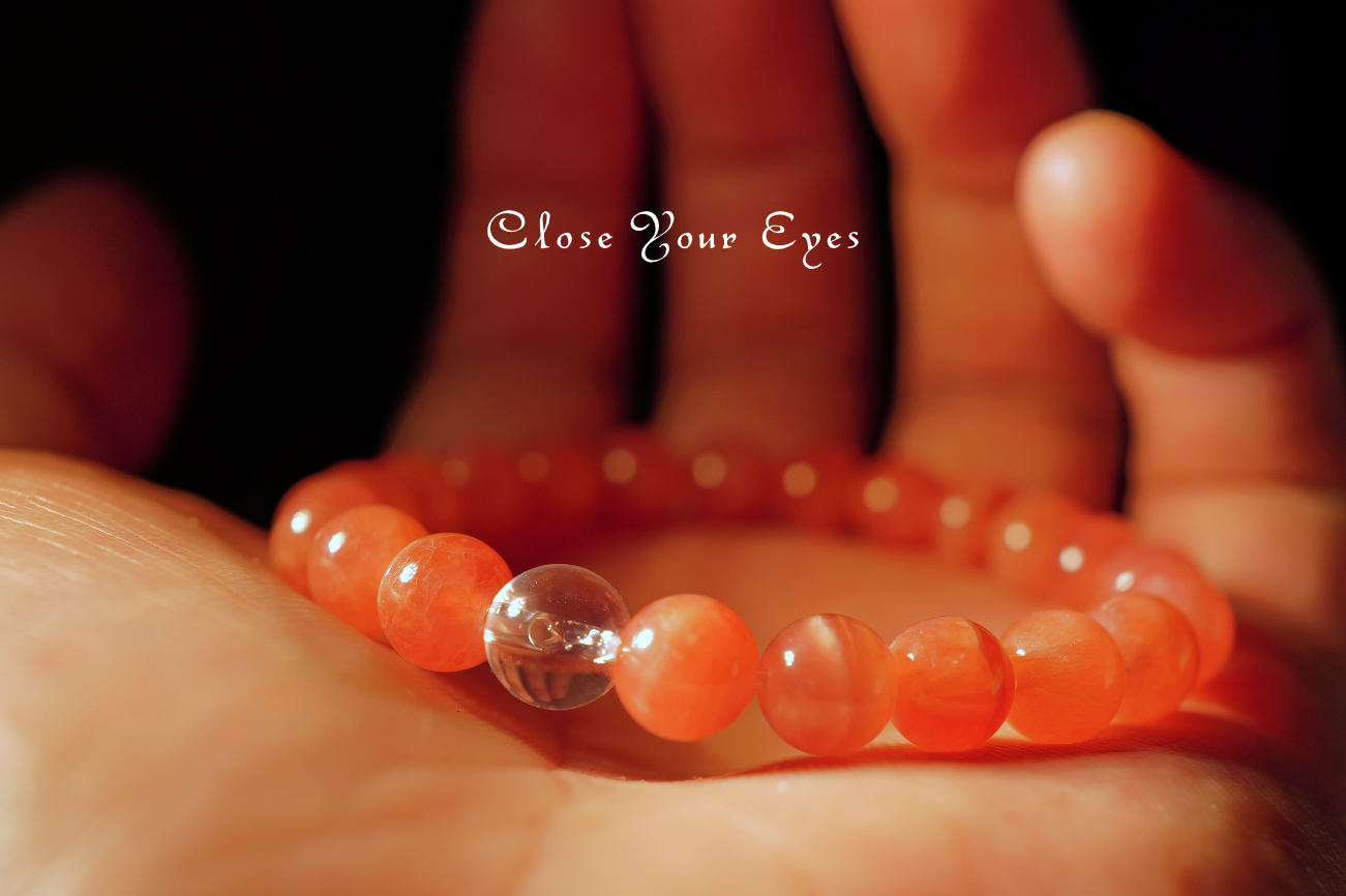 ８ｍｍエナジーブレスレット　インカローズ