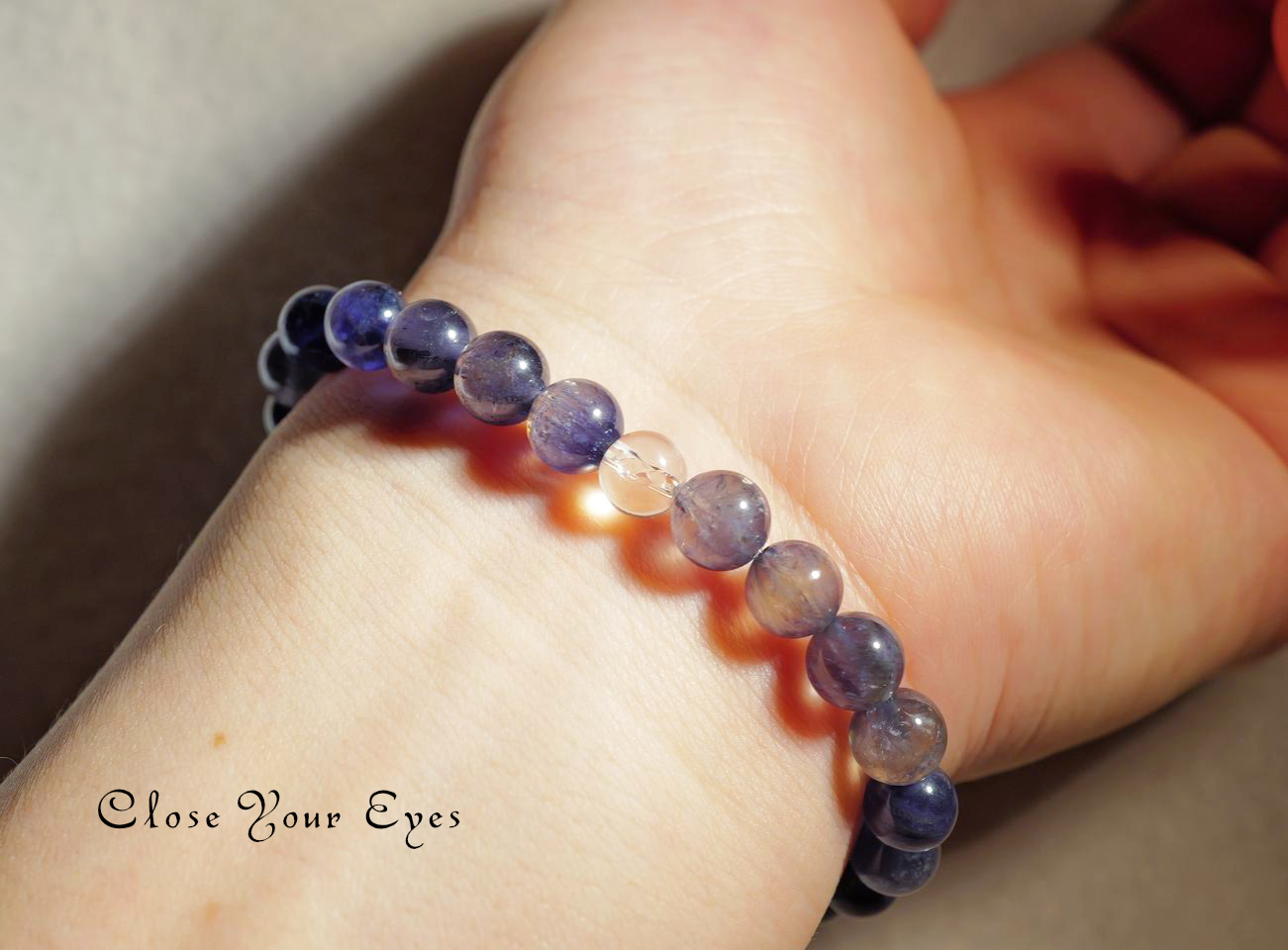 ７ｍｍエナジーブレス　アイオライト　０２