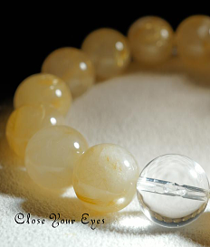 １２ｍｍエナジーブレス　金のルチルクォーツ