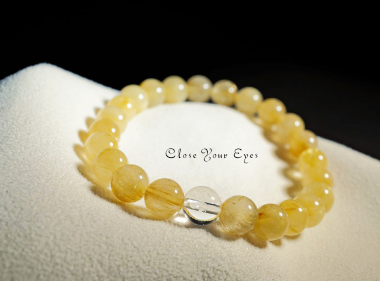 ８ｍｍエナジーブレス　金のルチルクォーツ