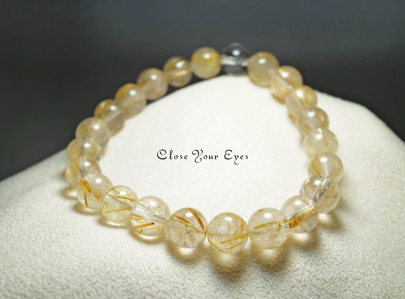 8mmエナジーブレス 金のルチルクォーツ 01