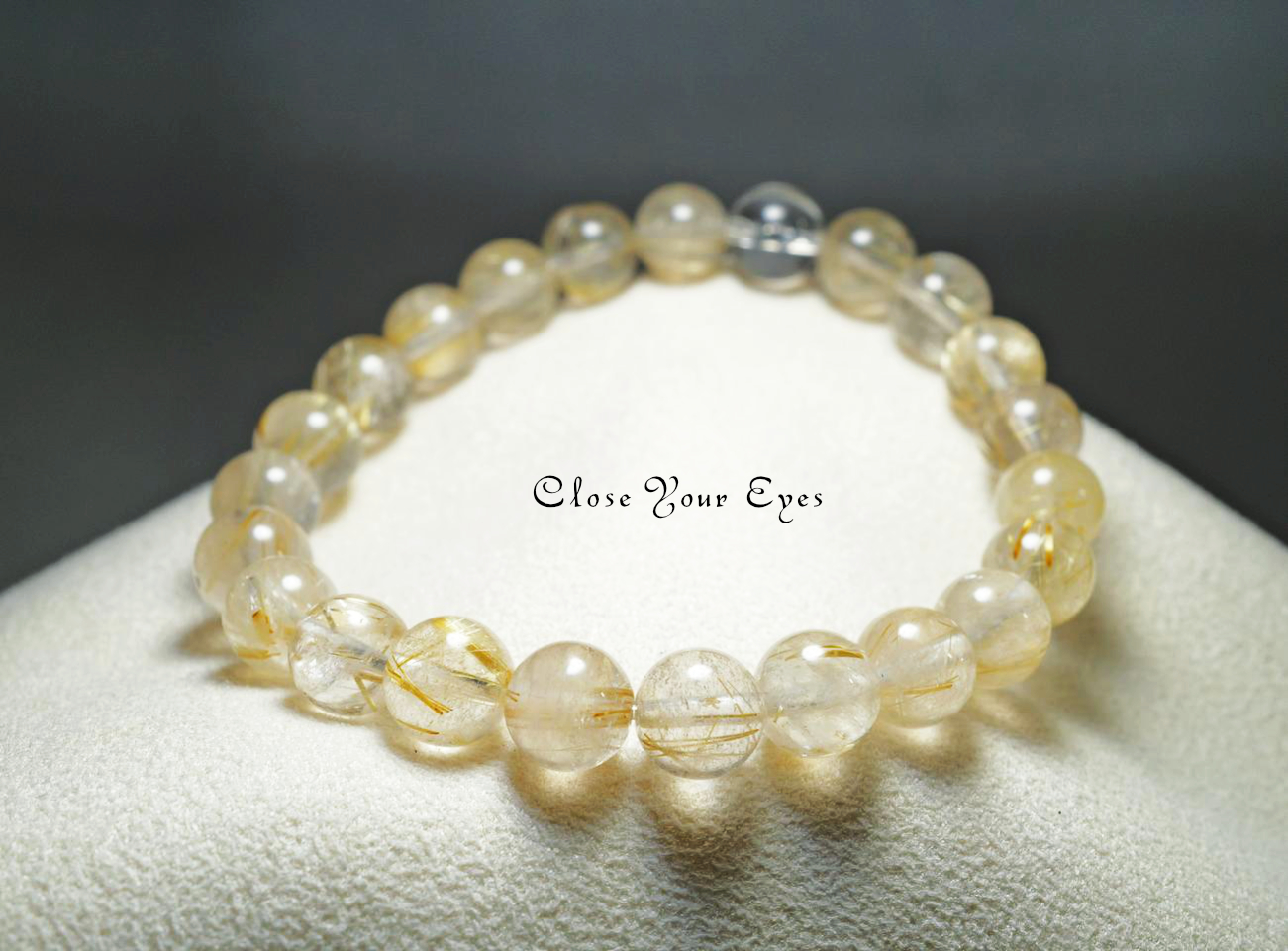 8mmエナジーブレス 金のルチルクォーツ 02