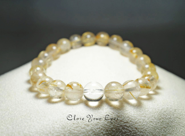 ８ｍｍエナジーブレス　金のルチルクォーツ