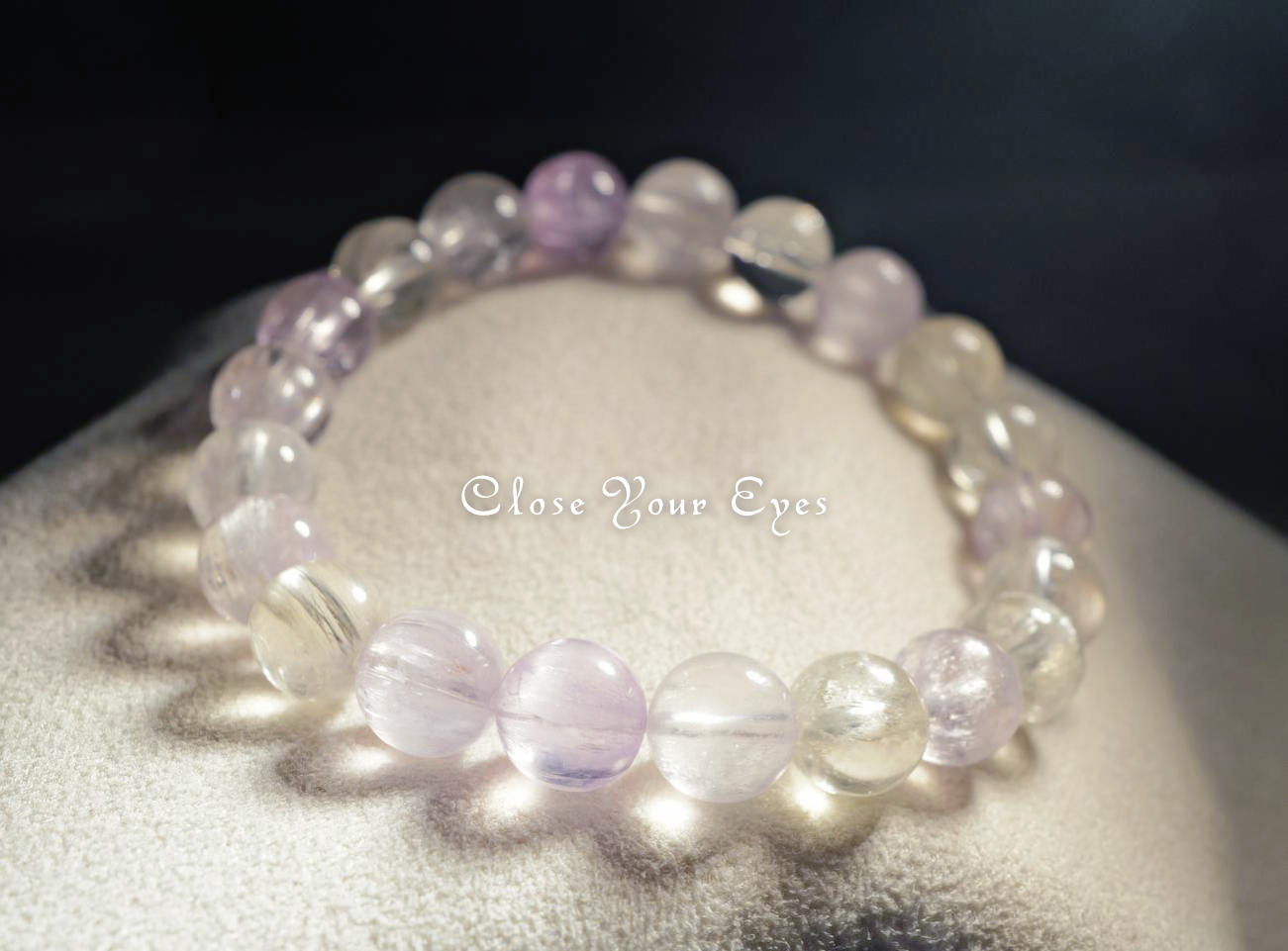 ８ｍｍエナジーブレス　アフガニスタン・クンツァイト　０１