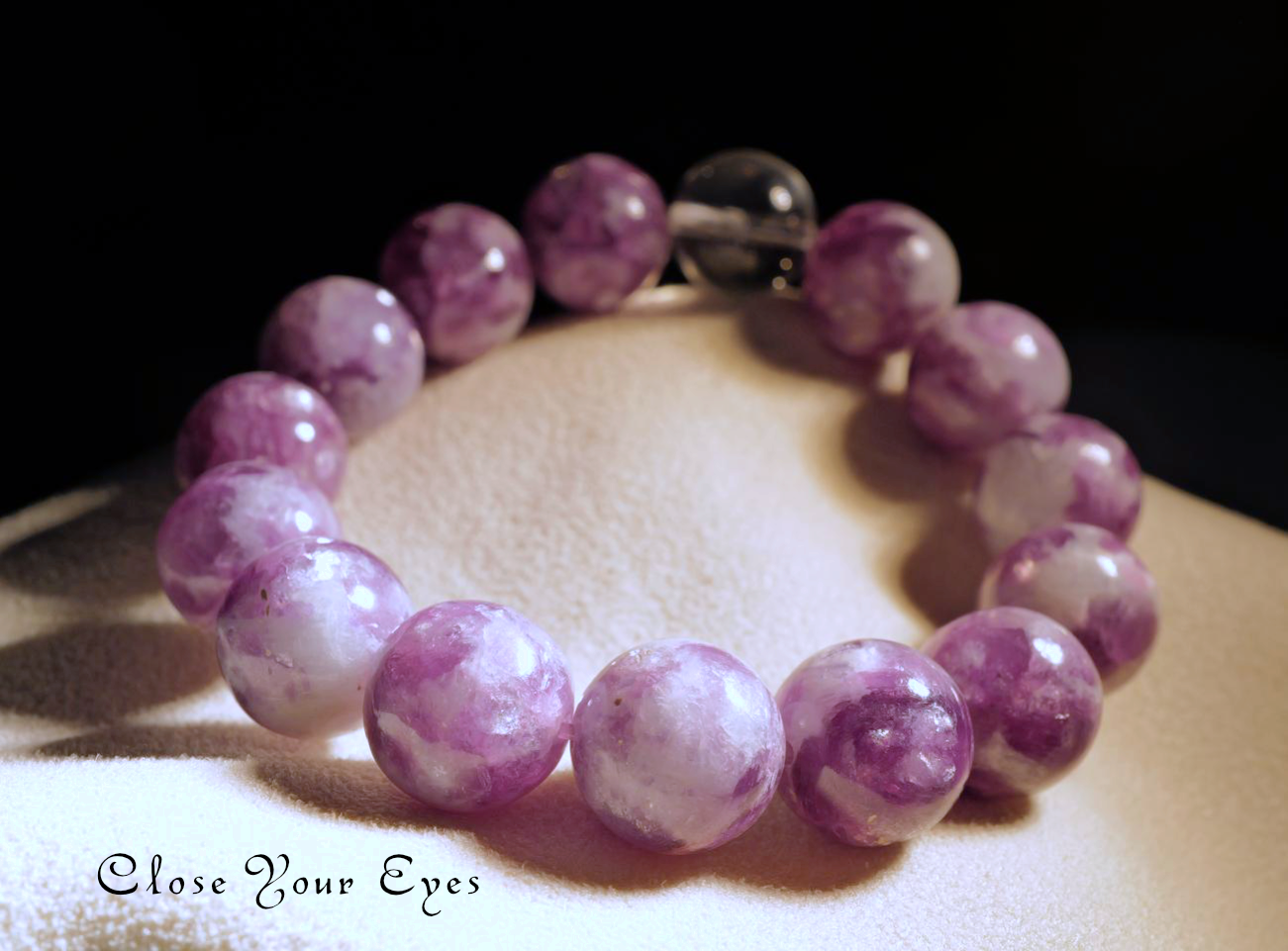 １２ｍｍエナジーブレス　リピドライトシリカ　０１