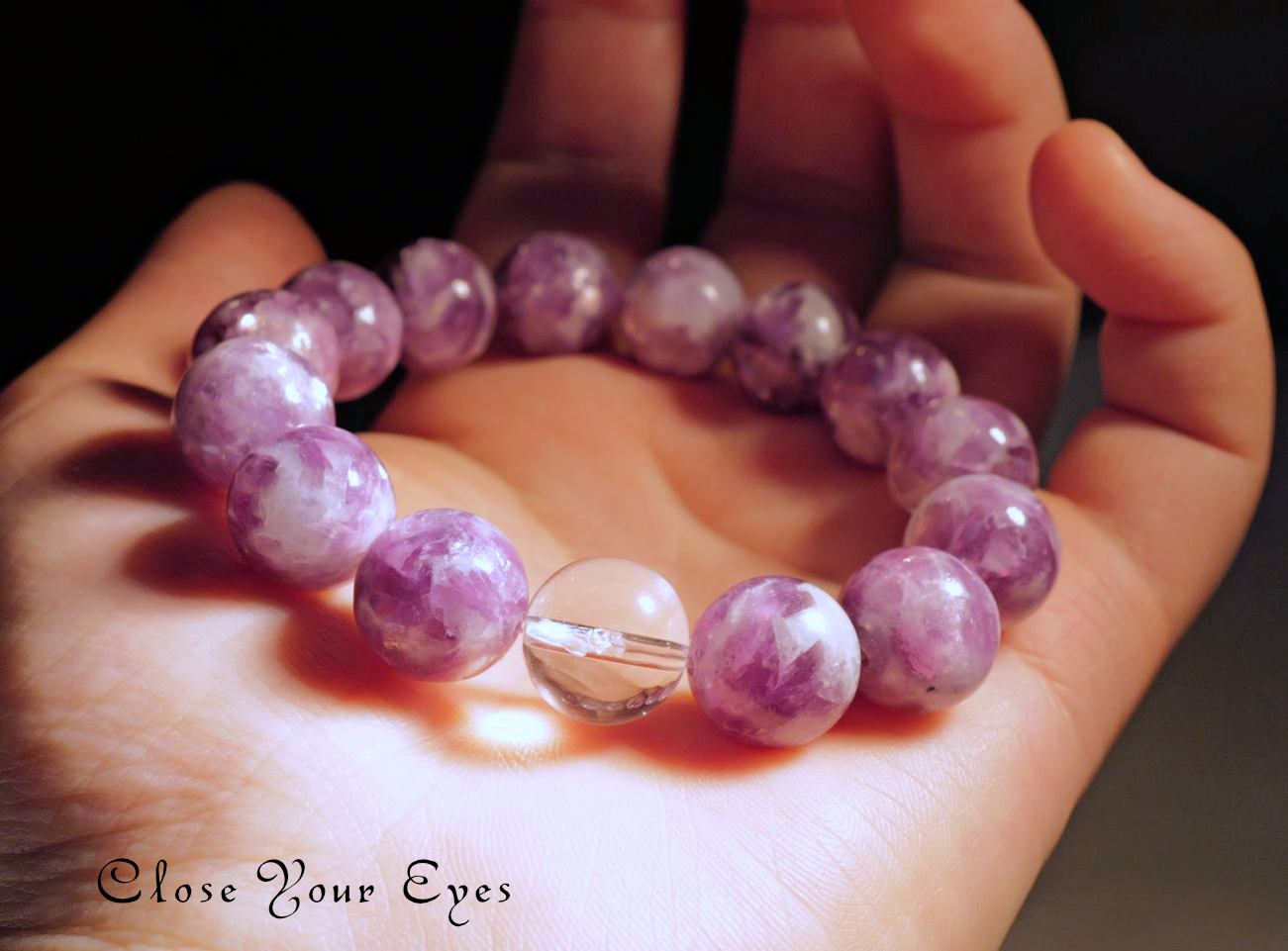 １２ｍｍエナジーブレス　リピドライトシリカ　０１