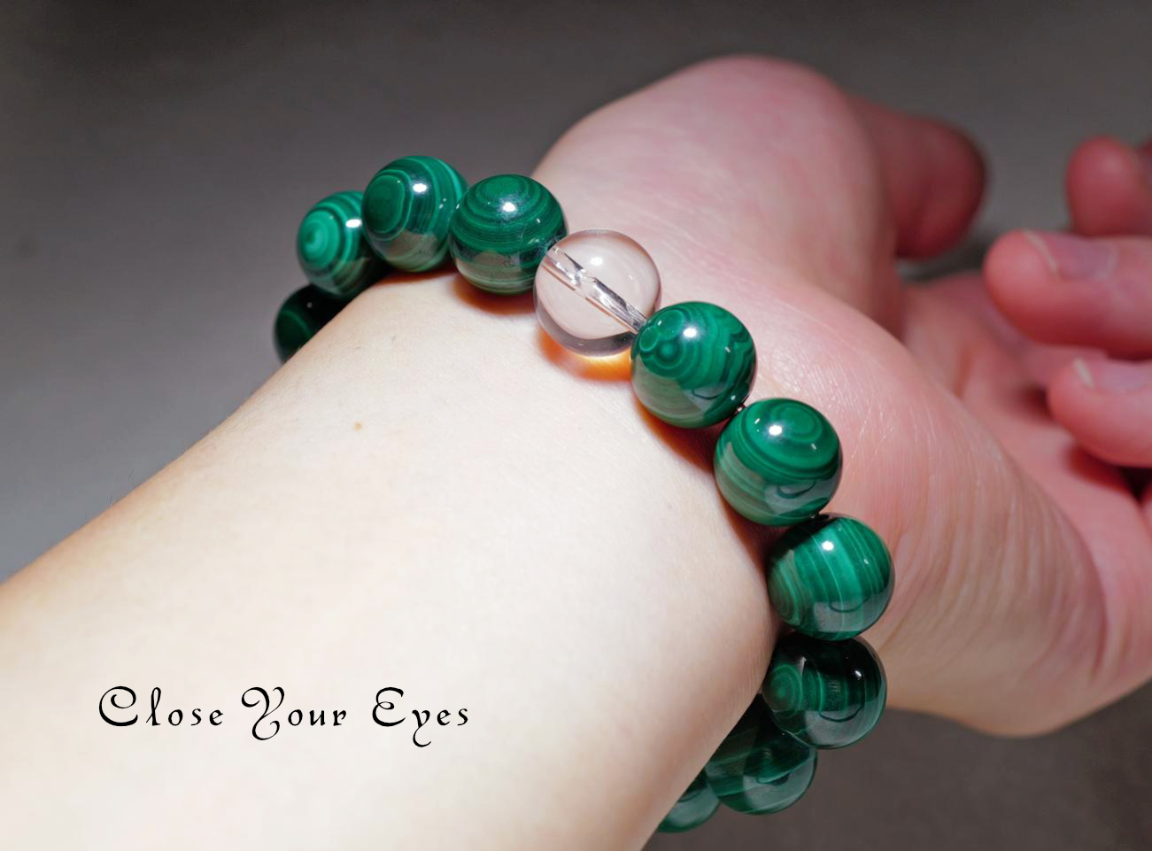 １２ｍｍエナジーブレス　マラカイト　０１