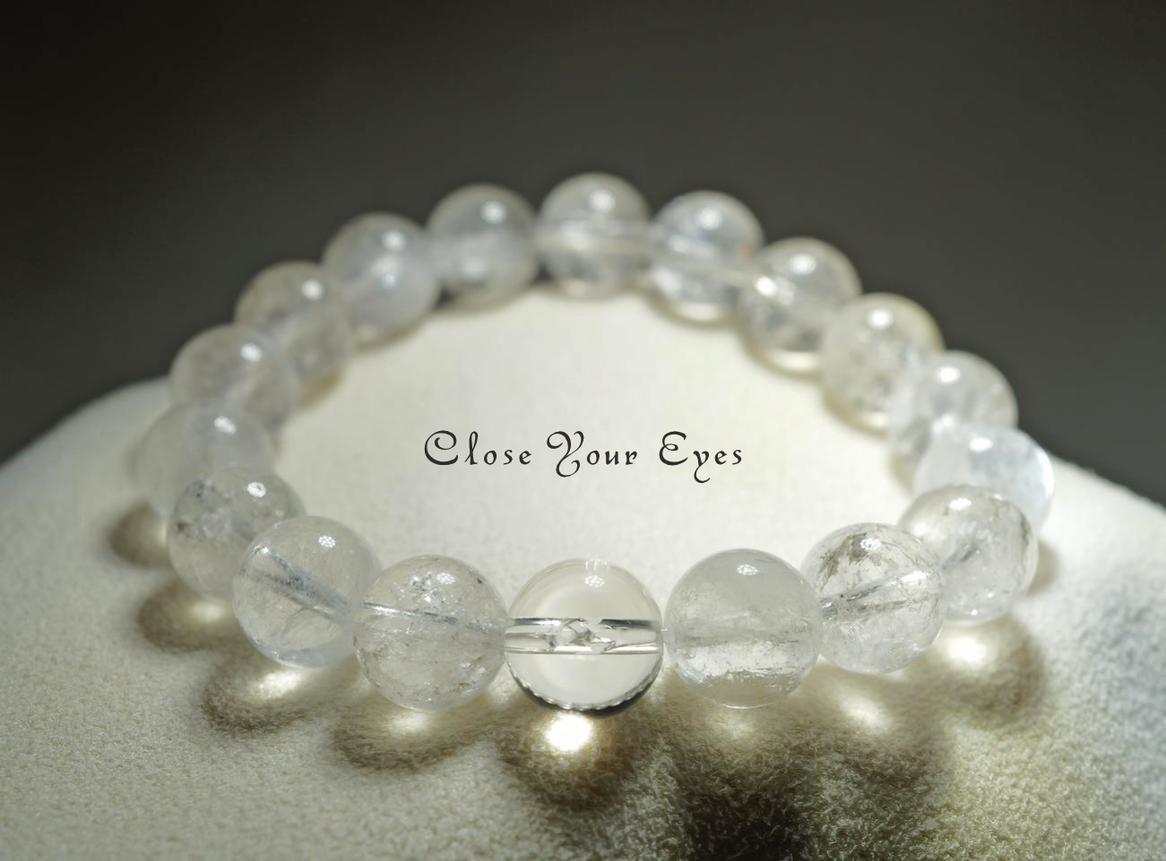 １０ｍｍエナジーブレス　マニカラン水晶　０２