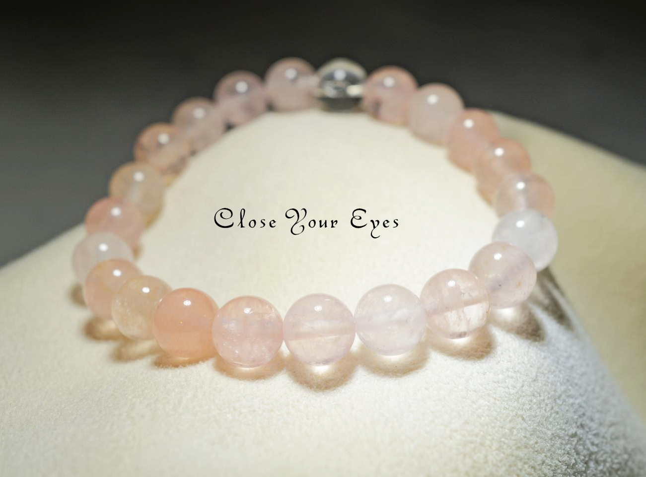 ８ｍｍエナジーブレス　アプリコットモルガナイト　０１