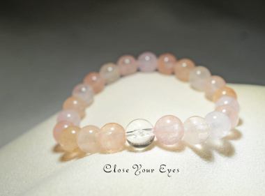 ８ｍｍエナジーブレス　アプリコットモルガナイト