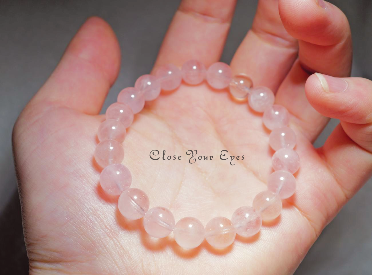 ８ｍｍエナジーブレスレット　モルガナイト　０１