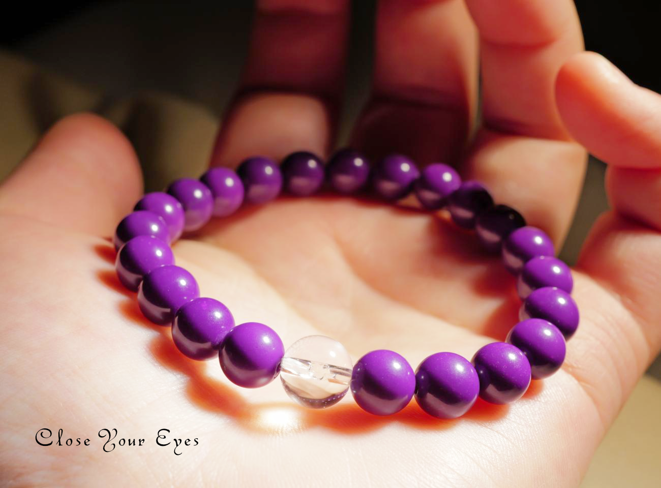 ７ｍｍエナジーブレスレット　フォスフォシデライト　０１