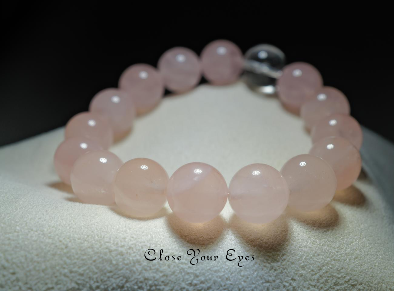 １２ｍｍエナジーブレス　ローズクォーツ　０１