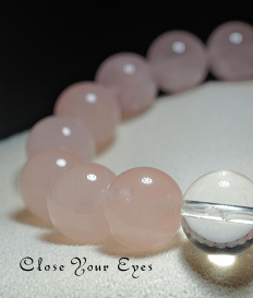 １２ｍｍエナジーブレス　ローズクォーツ