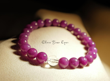 7.5ｍｍエナジーブレス　ルビー・サファイア　０１